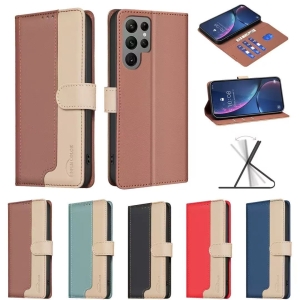 Pouzdro Book Binfen New Samsung A556 Galaxy A55 5G, zelená