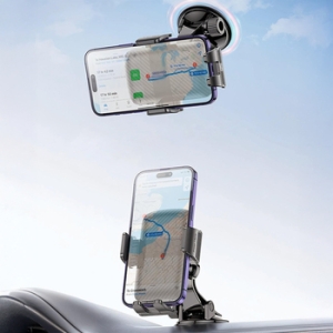 Držák do auta Blavec BH-19 na čelní sklo, palubní desku, barva černá