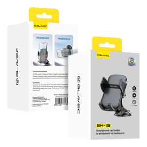 Držák do auta Blavec BH-17 na opěrku sedačky, pro mobilní telefon a tablet, barva černá