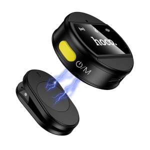 Bezdrátový mikrofon Hoco L21, magnetický, USB C konektor, černý