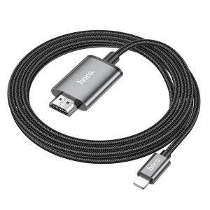 Kabel HOCO UA27, Lightning na HDMI ( Full HD1080p), 2 m, steel grey
