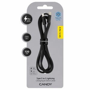 Datový kabel Blavec USB C na USB C, délka 1m, PD 60W 3A, barva černá
