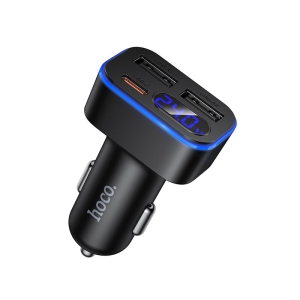 CL adaptér HOCO Z63A, 2x USB A, 1x USB C, QC 3.0, PD 42W, barva černá