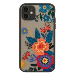 Pouzdro Back Case Fundas Flower iPhone 12 mini, černá