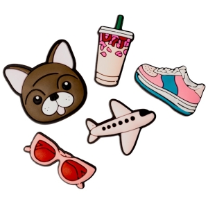 Sada 5 Ks 3D samolepek s motivem léta pro siliconová pouzdra