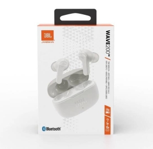 JBL Wave 200 TWS bluetooth headset barva bílá