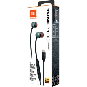 Hands Free JBL Tune 310C JBLT310CBLK USB-C, barva černá