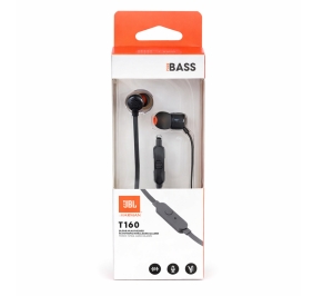 Hands Free JBL Tune 160 jack 3,5mm, barva černá