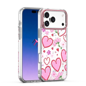 Pouzdro Back Case Love iPhone 11, transparent