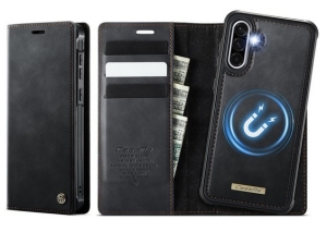 Pouzdro Book CaseMe Magnetic 2v1 Samsung S941 Galaxy S26, kompatibilní s magsafe, barva černá