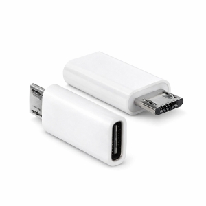 Redukce USB C na Micro USB, barva bílá