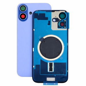 Kryt baterie iPhone 16 PLUS ultramarine + metal clip + camera lens + magnet
