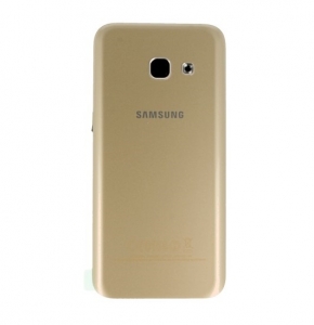 Samsung A320 Galaxy A3 (2017) kryt baterie + sklíčko kamery gold