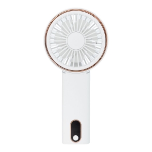 Mini přenosný (stolní) ventilátor W10, digitální display, 5 rychlostí, barva bílá