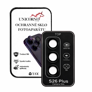 Unicorno ochranné sklo fotoparátu s aplikátorem Samsung S947 Galaxy S26 Plus black