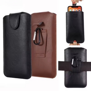 Pouzdro Vsuvka Leather Clip 5.2´´, Black