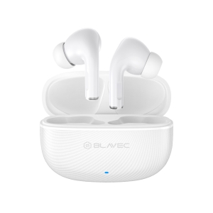 Bluetooth headset Blavec TWS Carbon BW02, barva bílá
