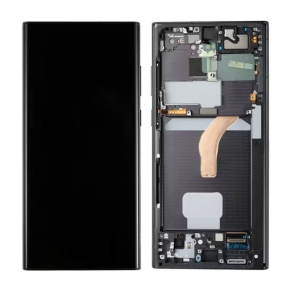 Dotyková deska Samsung S908 Galaxy S22 Ultra + LCD s rámečkem black - IN-CELL (without fingerprint)