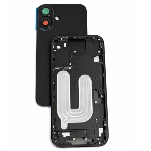 Kryt baterie + střední iPhone 16 PLUS black