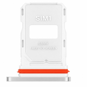 Držák (šuplík) SIM Xiaomi Redmi NOTE 15 PRO PLUS 5G silver