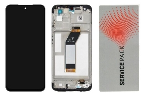 Dotyková deska Xiaomi Redmi 10 (2022) + LCD s rámečkem black SERVICE PACK