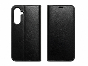 Pouzdro Leather Book z pravé kůže, Samsung A376 Galaxy A37 5G, Black