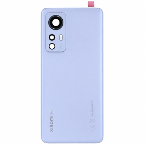 Kryt baterie Xiaomi 12, 12X, 12S + sklíčko kamery blue
