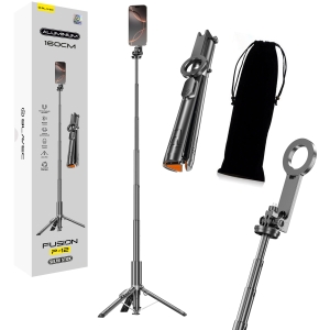 Selfie držák Blavec P12 Aluminium fusion tripod, bluetooth, magsafe, velikost 1,6M, barva černá