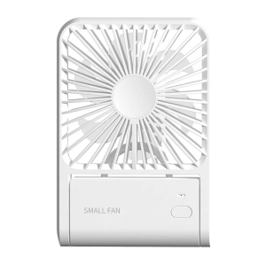 Mini stolní ventilátor HX123, ultratenký, 3 rychlosti, barva bílá