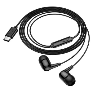 Hands Free HOCO M97 USB C, s mikrofonem, barva černá