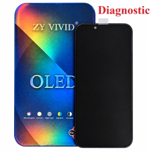 Dotyková deska iPhone 14 + LCD black - OLED ZY - Diagnostic