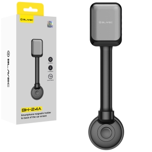 Držák do auta Blavec BH-24A magnetický, na zadní stranu displeje (palubní desku), barva černá