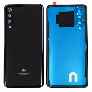 Kryt baterie Xiaomi Mi 9 + sklíčko kamery black