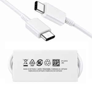 Datový kabel Samsung EP-DX310JWE USB-C/USB-C 3A 1,8m (BULK) white