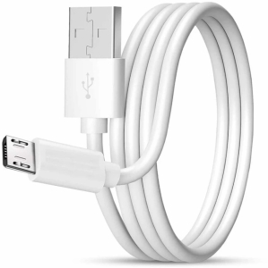 Datový kabel USB A na Micro USB, délka 1m, barva bílá