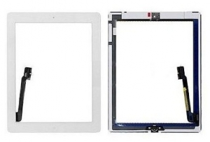 Dotyková deska Apple iPad 3, 4  bílá originál + tlačítko HOME + Lepítka