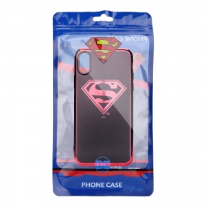 Pouzdro iPhone XS MAX (6,5) Superman Luxury Chrome vzor 004