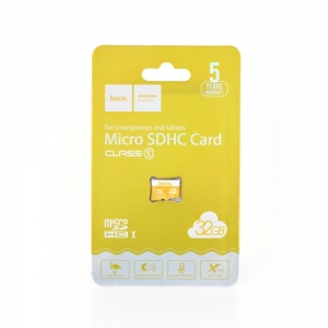 Paměťová karta micro SD HOCO 32GB Class 10 (USB 3.0) High Speed Blistr