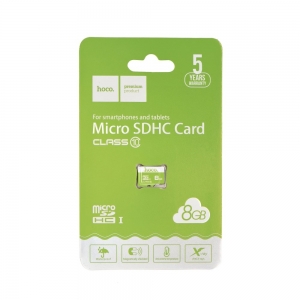 Paměťová karta micro SD HOCO 8GB Class 10 (USB 3.0) High Speed Blistr