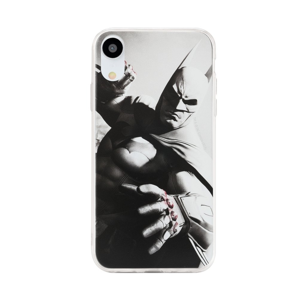 Pouzdro iPhone XS MAX (6,5) Batman Grey vzor 019